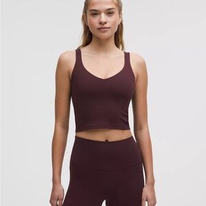 lululemon Align Tank Top Light Support, A/B Cup - Goodnight Plum